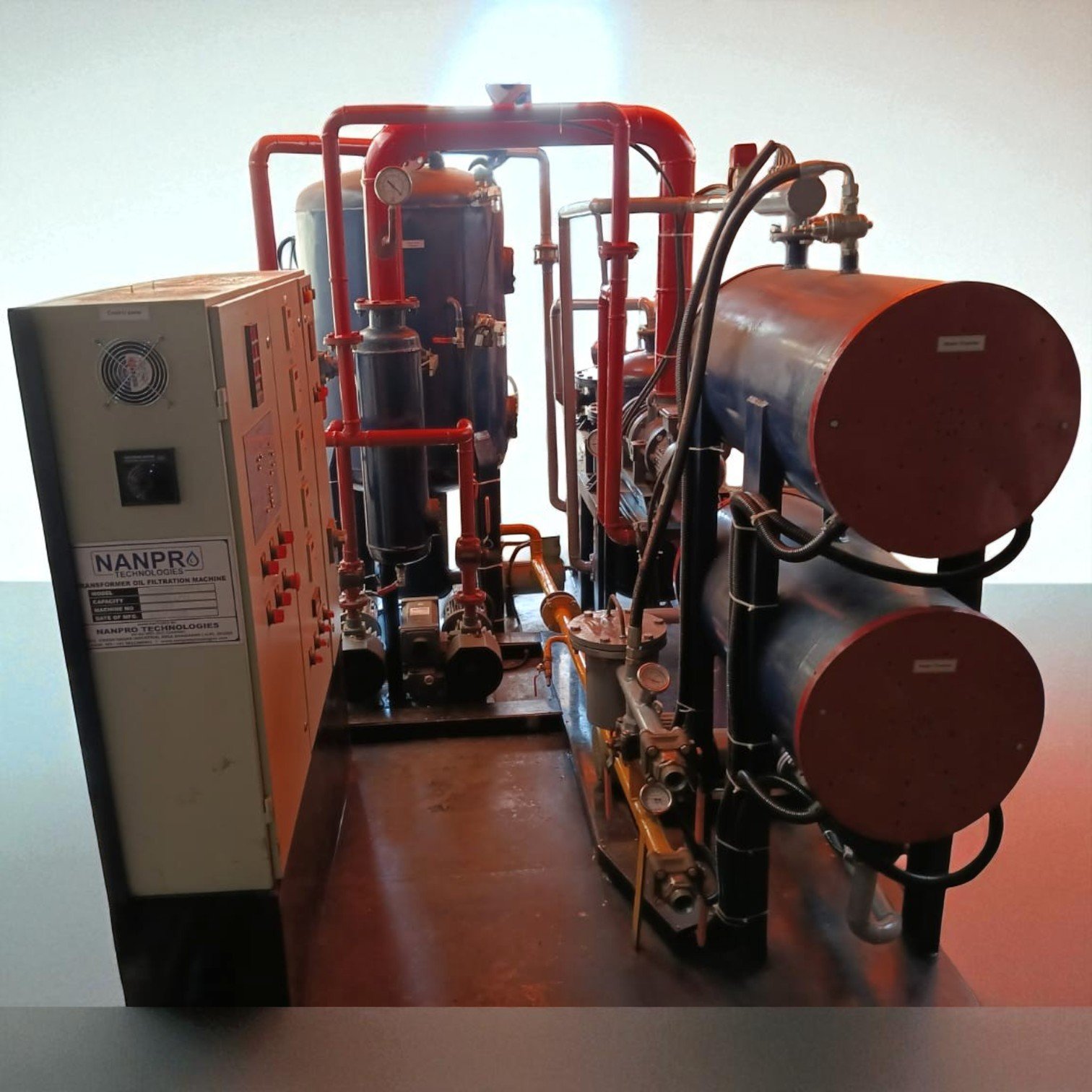 double stage transformer Oil Filtration plant